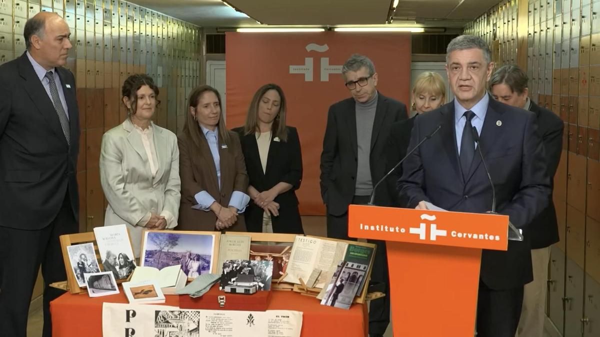 Jorge Macri en el Instituto Cervantes de Madrid