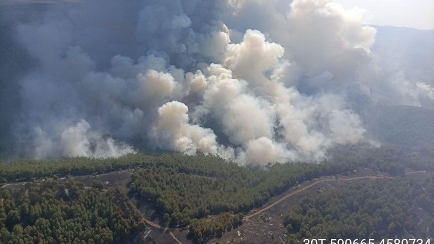 El Gobierno de Aragón lleva a la Fiscalía el incendio de Ateca