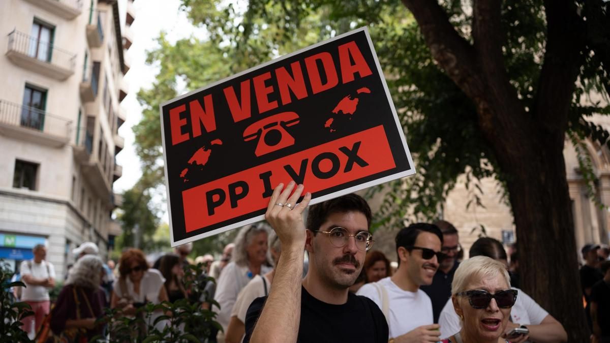 PP y Vox rechazan poner tope a los alquileres en Balears mientras las protestas por la vivienda prenden en la calle