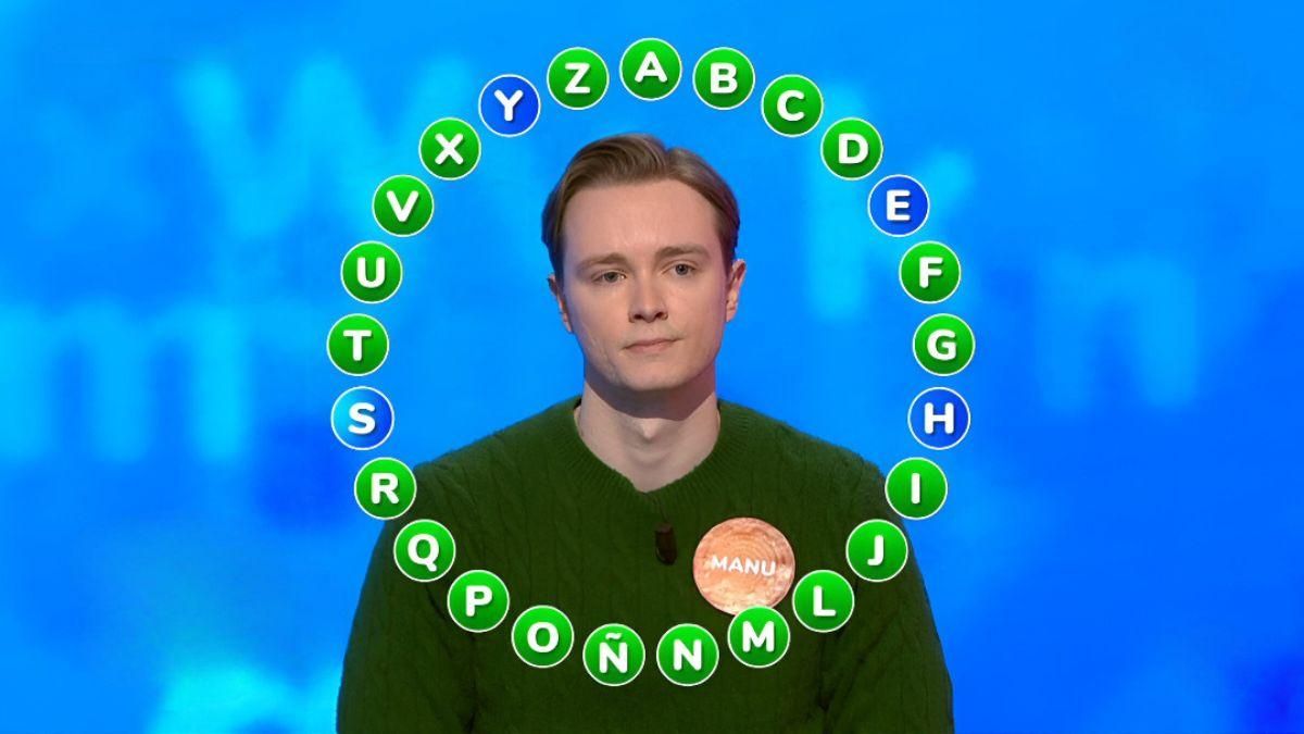 'Pasapalabra' ya promociona el mayor bote de su historia: Manu y Rosa se la juegan en 'El Rosco' definitivo