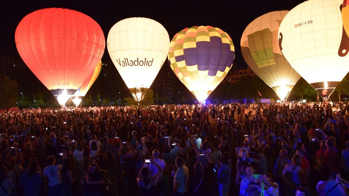 El espectáculo de hace unos años de globos aerostáticos.