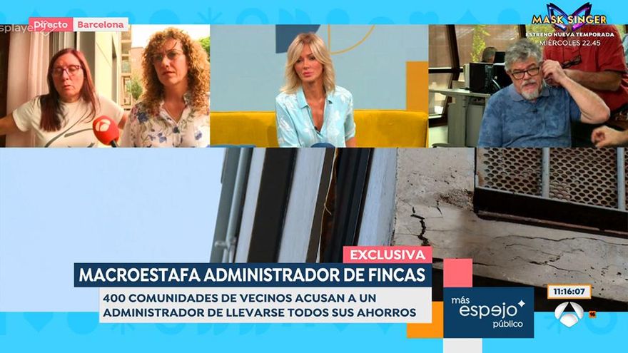 Un invitado de 'Espejo Público' corta dos veces su entrevista y se marcha de malas maneras: "¡Esto no es lo pactado!"
