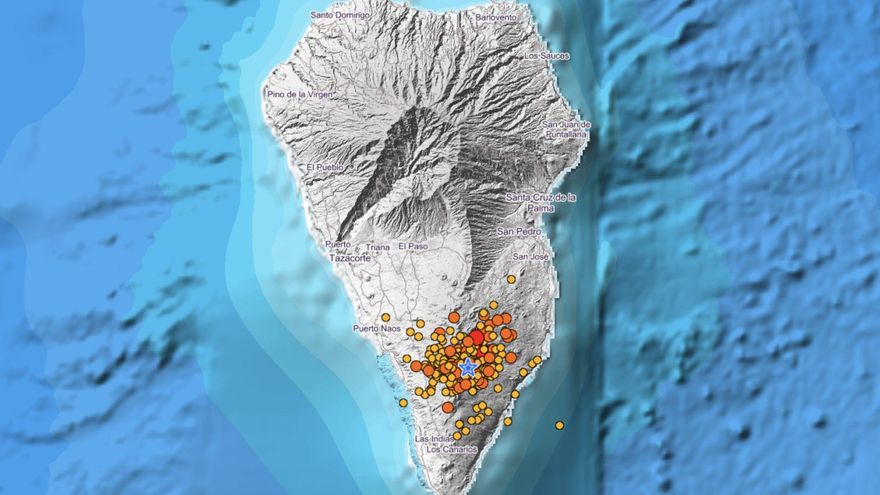 El fin de semana deja más de 300 terremotos en La Palma, varios de ellos con magnitudes superiores a 4