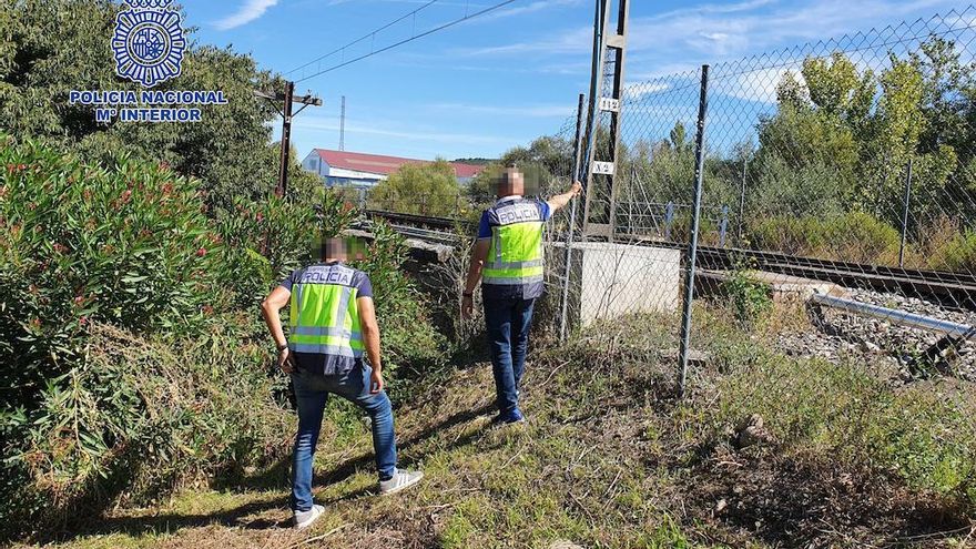 La Policía evita un suicidio junto a la vía del tren en Logroño