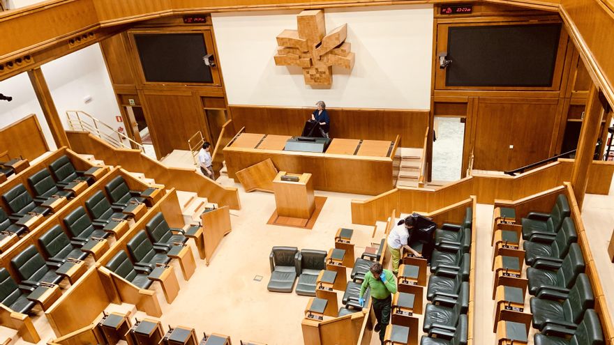 Un escaño para Pradales y otro para San José: el Parlamento inicia los preparativos de las obras para ampliar el hemiciclo