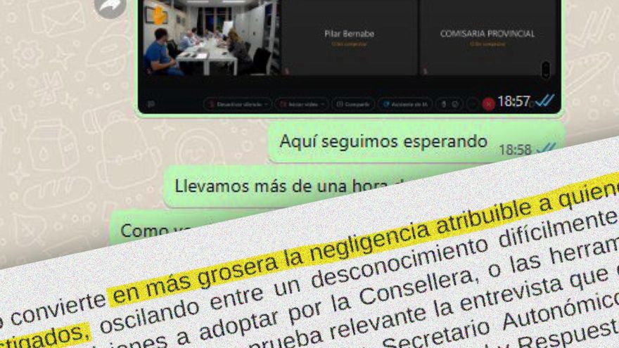 La jueza de la DANA estrecha el cerco de la "grosera negligencia" de Salomé Pradas con la inexplicable pausa del Cecopi