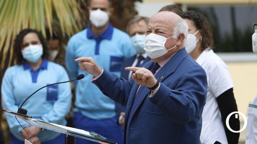 El consejero Jesús Aguirre este lunes en Córdoba