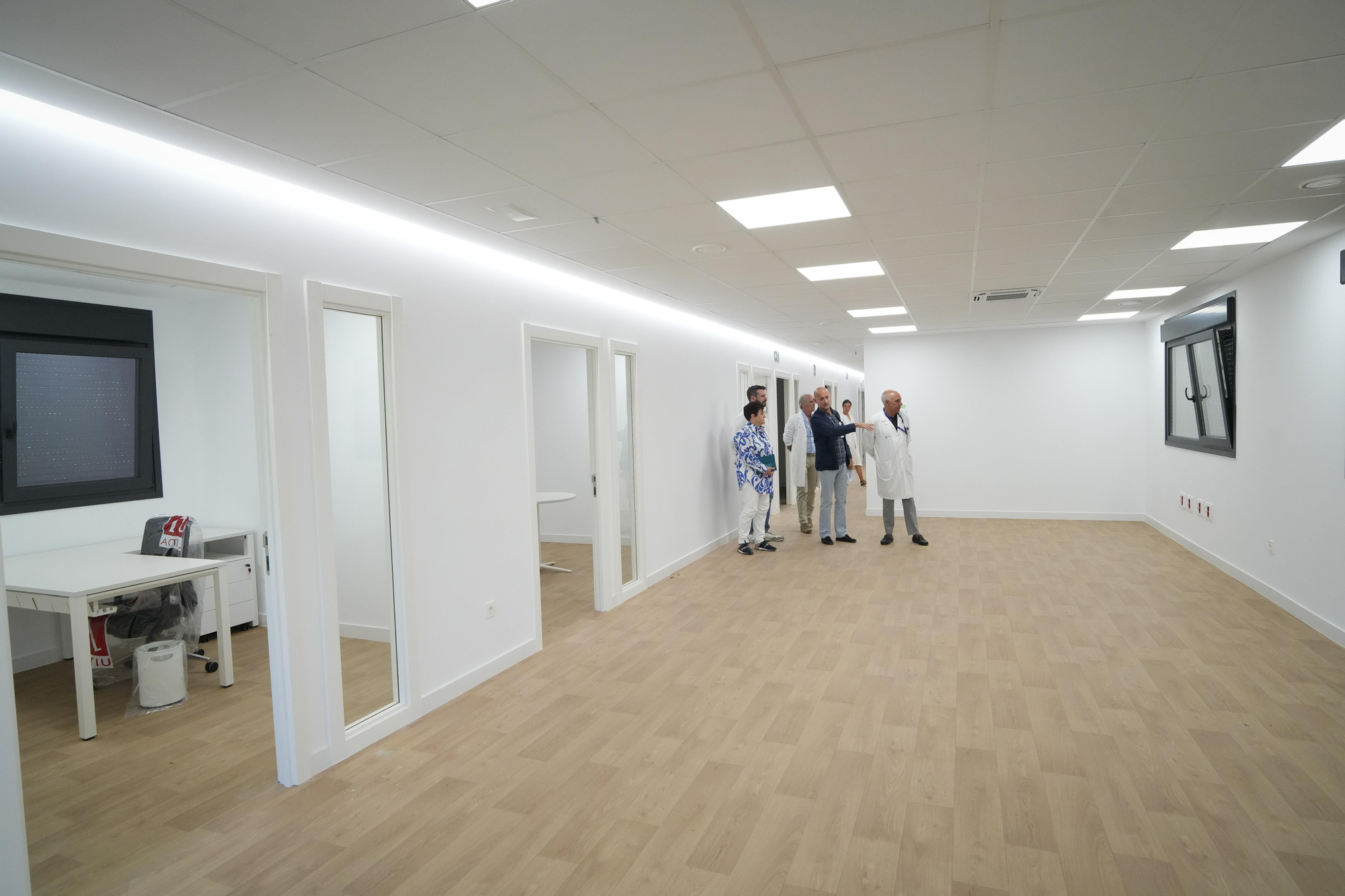 El edificio modular instalado