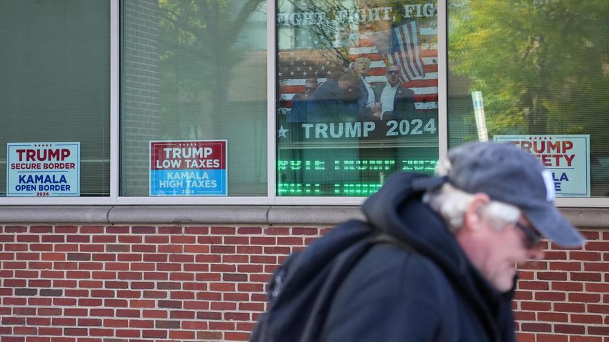 Pensilvania, Míchigan, Nevada... Guía de los 7 estados que decidirán la Casa Blanca