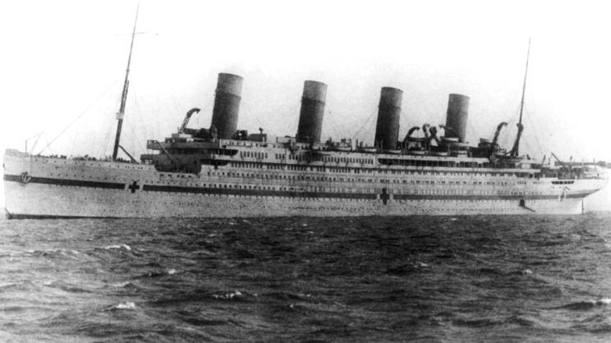 El Britannic, el “hermano” del Titanic que se hundió en la Primera Guerra Mundial