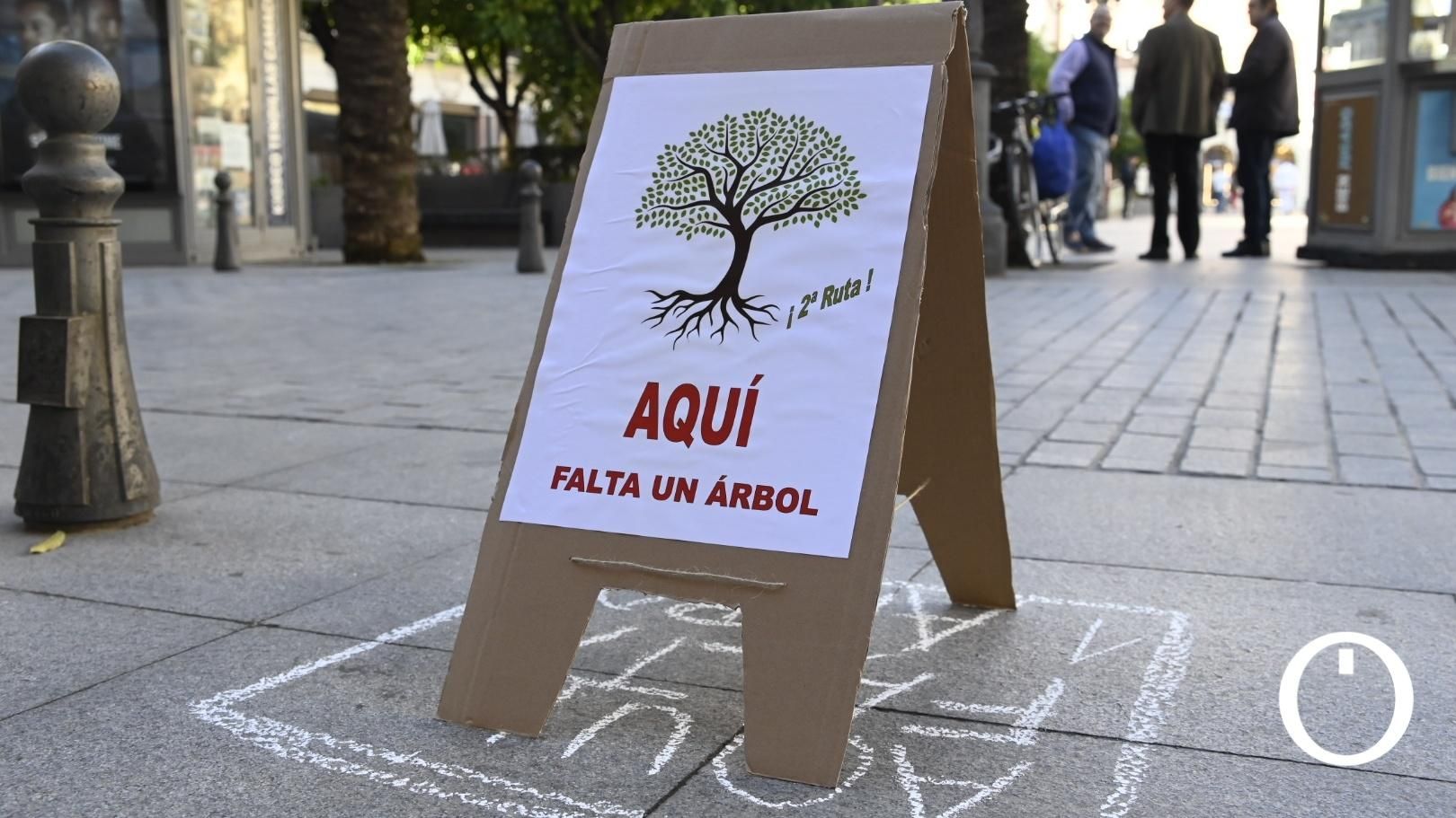 Ruta de aquí falta un árbol