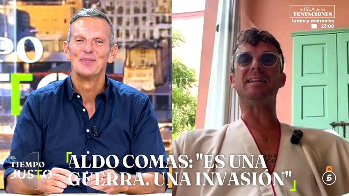 'El tiempo justo' eleva el tono en su vuelta a Telecinco con Aldo Comas: "Militaricemos la frontera de Ceuta y a hostias"