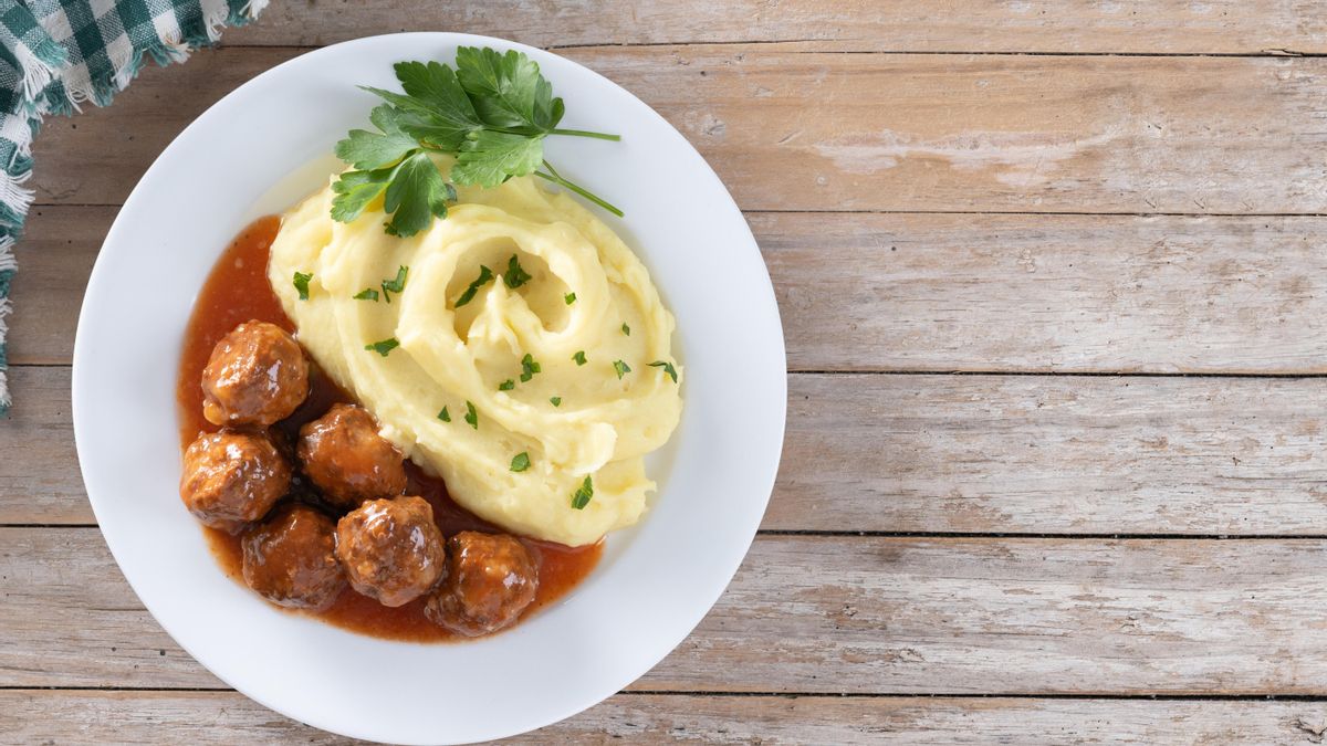 Albóndigas con pure