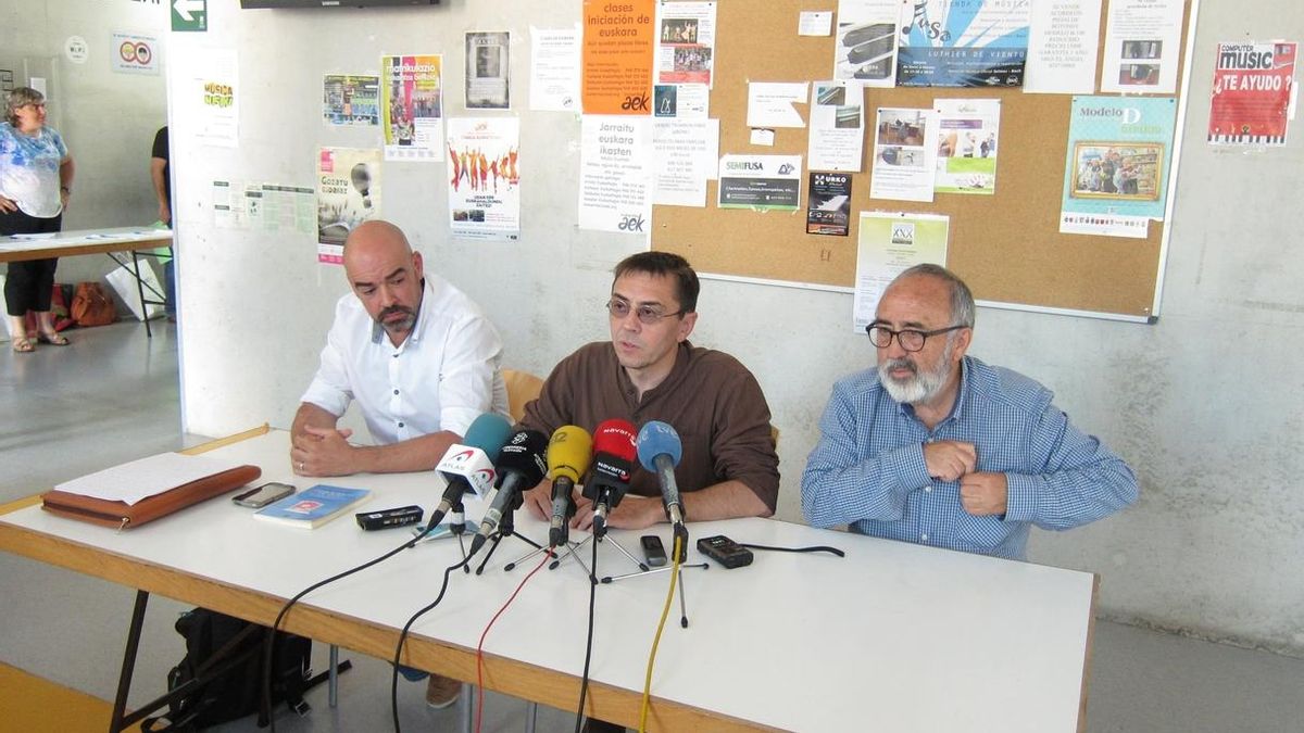 Monedero da a entender que Podemos no va a formar parte del Gobierno de Navarra