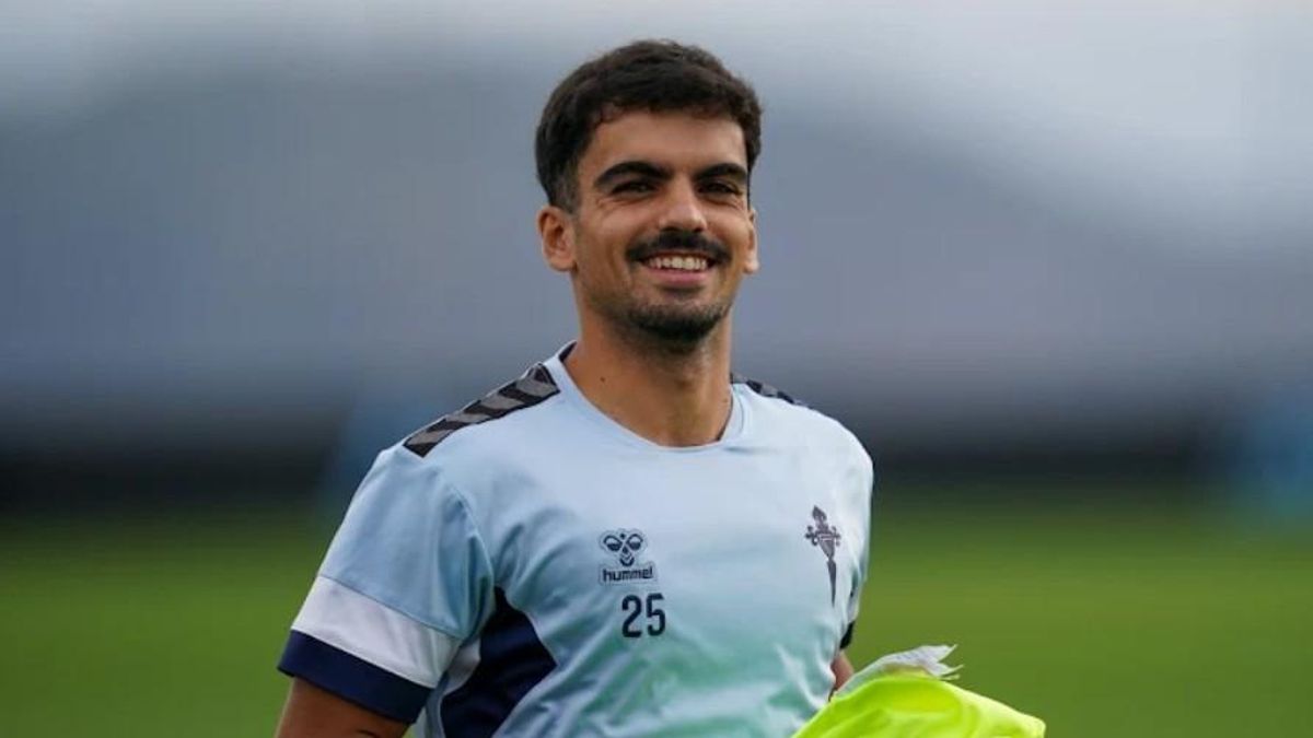 Damián Rodríguez, jugador del Celta de Vigo.