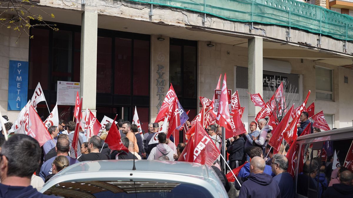 Concentración frente a Pymetal.