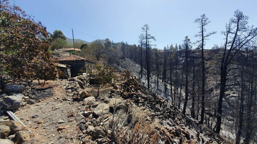 El Gobierno da por finalizada este 1 de octubre la situación de emergencia en Tijarafe por el incendio del 8 de septiembre