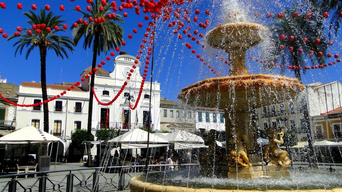 Plaza de España de Mérida.