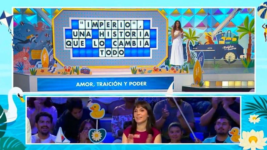laSexta cuela la promoción de 'Imperio' en un panel de 'La Ruleta de la Suerte' en Antena 3