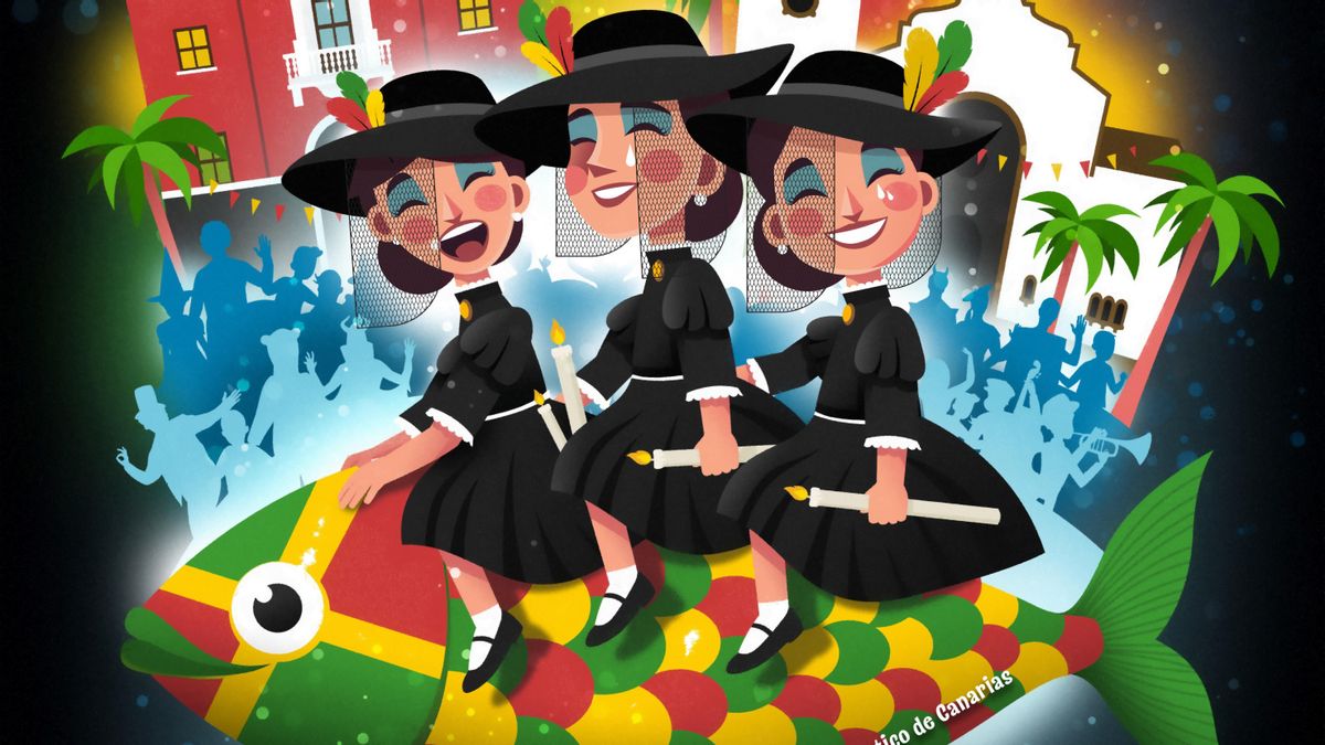 Rubén Alessandro Lucas García gana el Concurso del Cartel Anunciador del Entierro de la Sardina de San Andrés y Sauces 2026 con la obra ‘Mi Tierra’