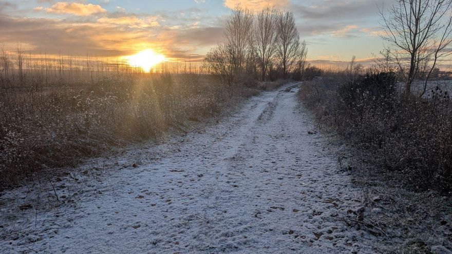 Nuevo aviso amarillo este sábado por nevadas en la mayor parte de la provincia de León