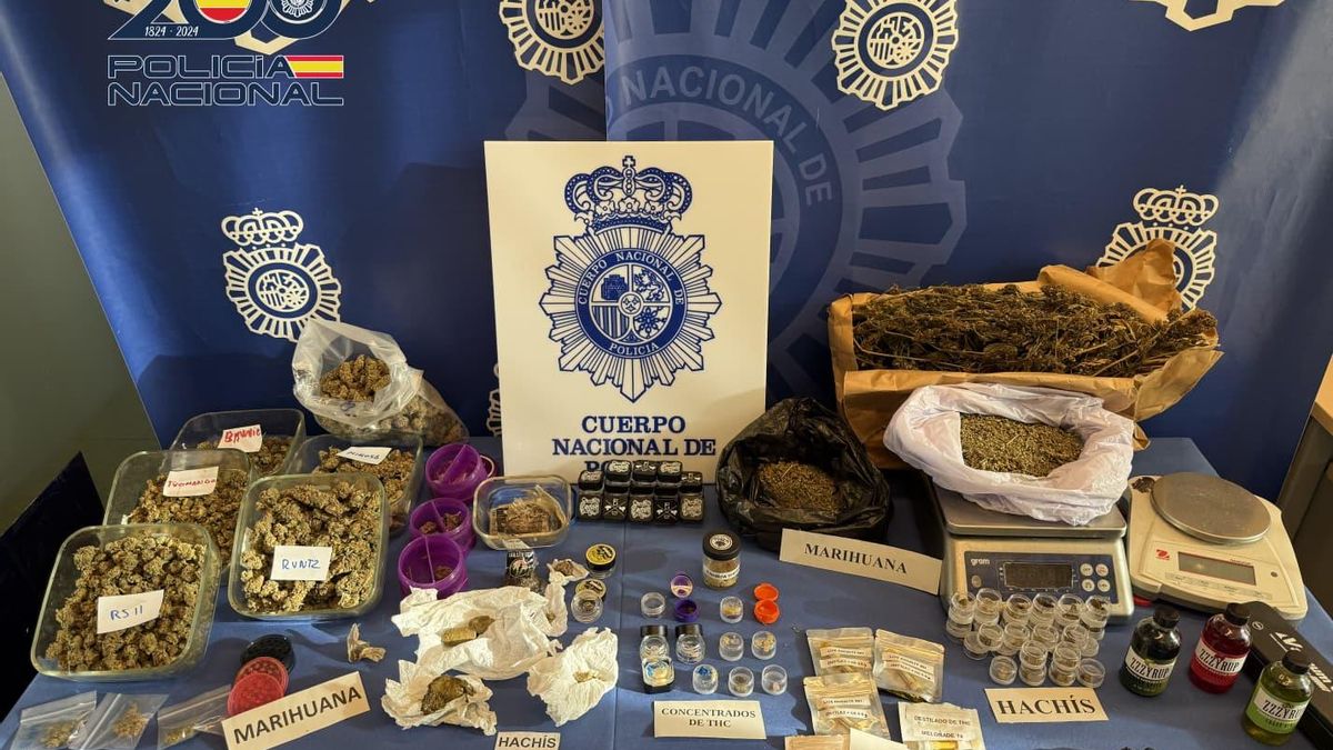 La Policía incauta por primera vez 'rosin' en Logroño al desmantelar un punto de venta de droga camuflado como club cannábico