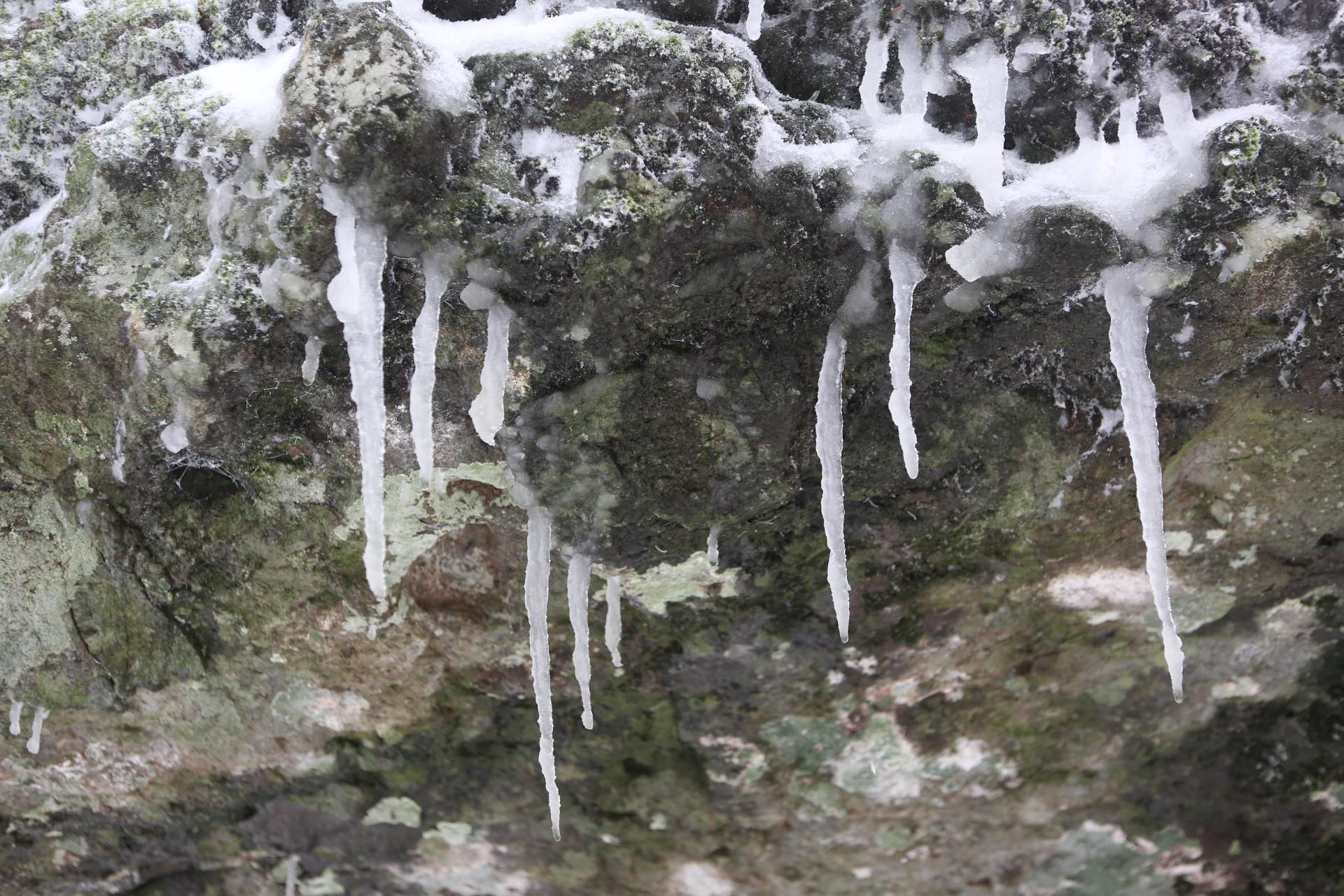 Nieve en el Roque Nublo (ALEJANDRO RAMOS)