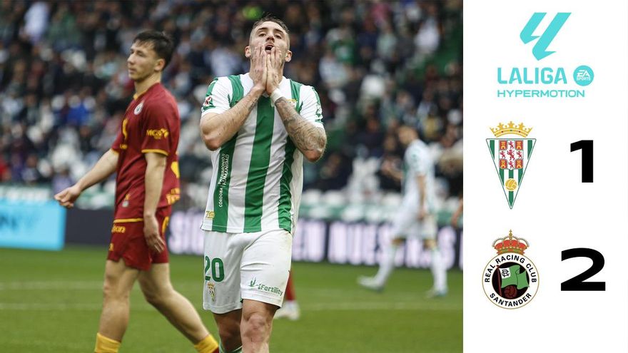 Un buen Córdoba CF se queda sin premio ante la letalidad del Racing de Santander