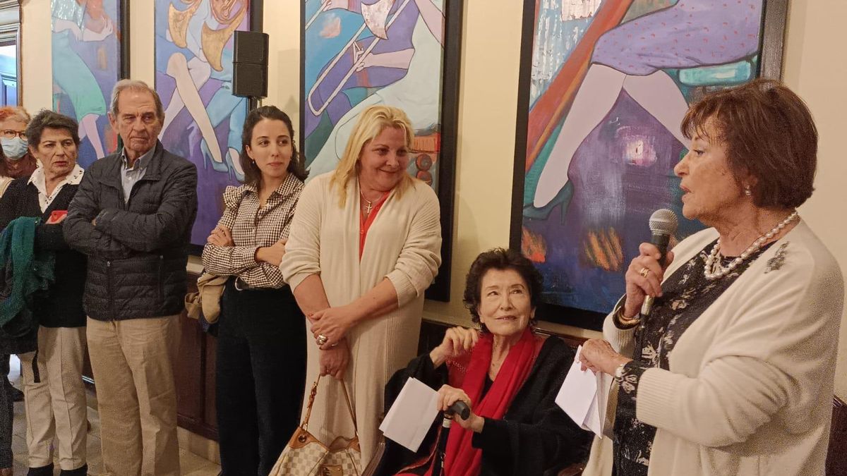 Yolanda Arencibia durante la presentación del acto