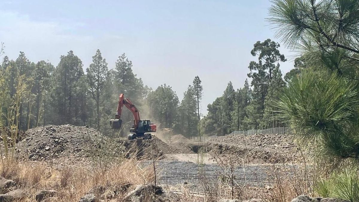 Imagen de los movimientos de tierra. Foto: Plataforma Riachuelo La Graja