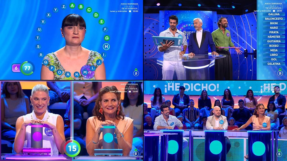 'Rueda la letra' se estrena en Telecinco con aires y leyendas de 'Pasapalabra' más allá del nuevo 'Rosco': "La prueba más famosa de la TV"