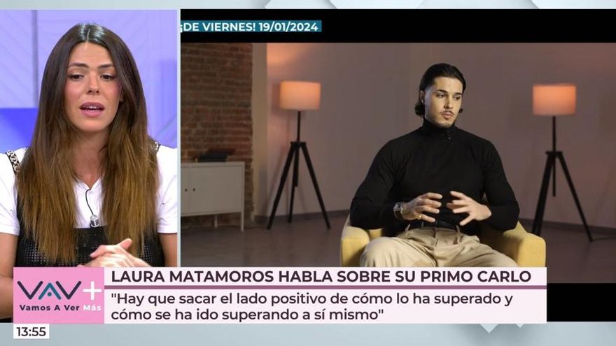 'Vamos a ver' amortiza la entrevista a Carlo Costanzia en 'De viernes' con su prima Laura Matamoros en plató
