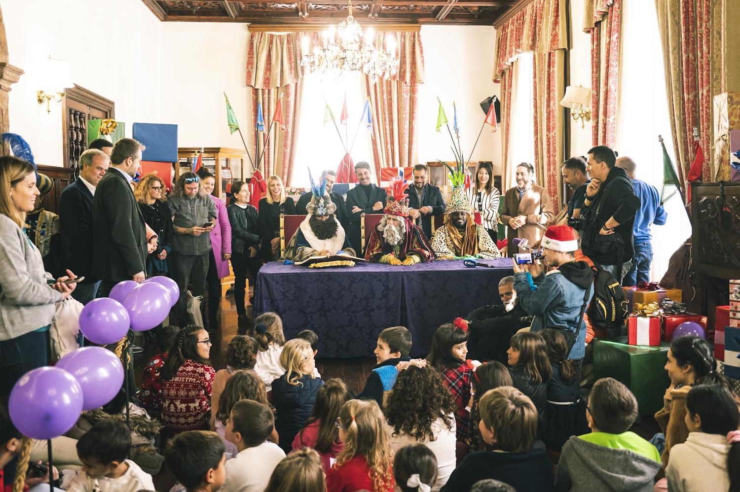 Los Reyes Magos visitan Canarias