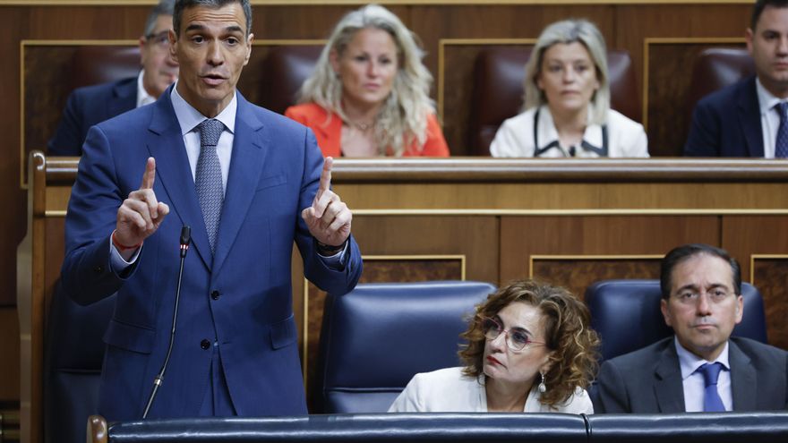 Sánchez ve al PP como "enciclopedia de corrupción" y Feijóo le llama "lobo de la manada corrupta"