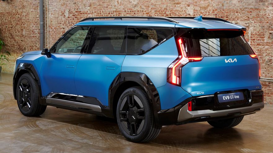 El EV9 está disponible en configuración de seis o siete plazas.