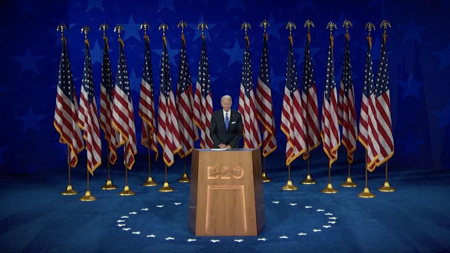 Biden acepta la candidatura demócrata a la Casa Blanca