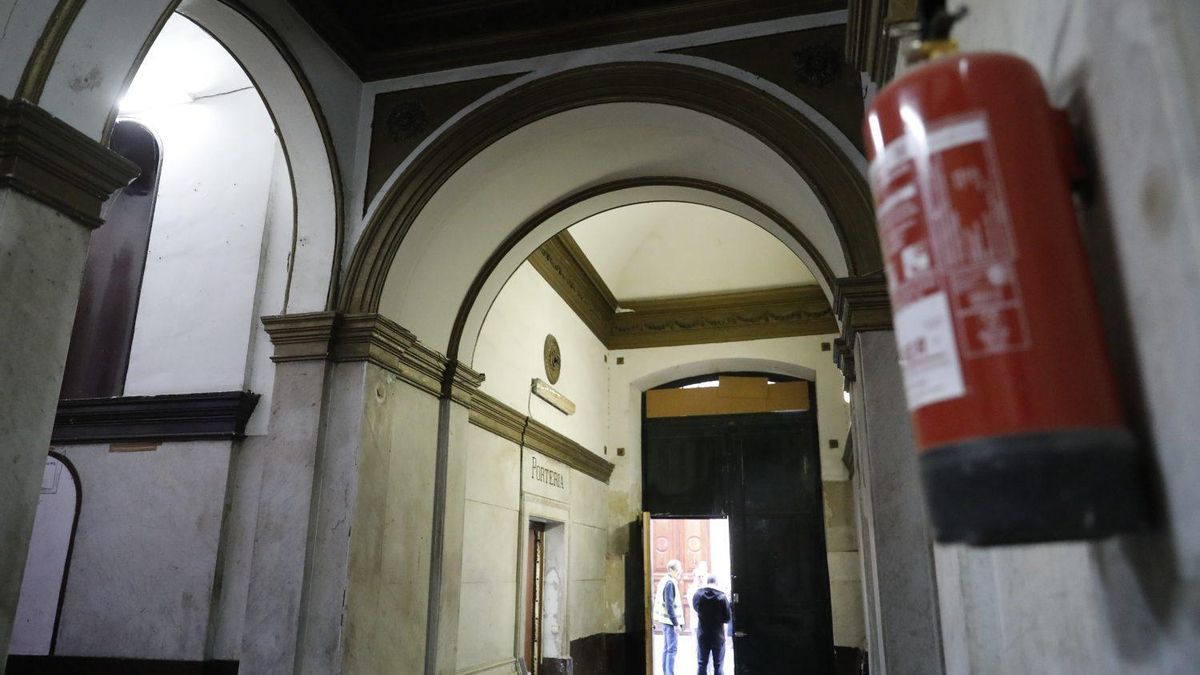 Acceso al Palacio de la infanta Carlota, en una imagen tomada el año 2022