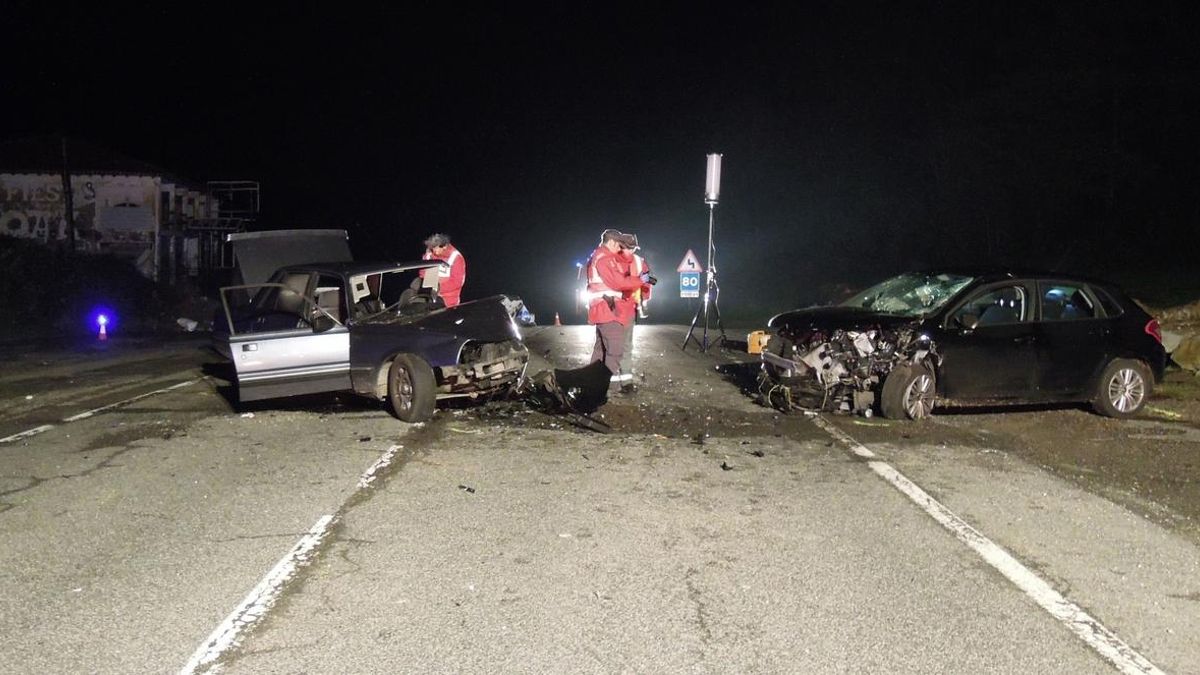Dos heridos, uno con pronóstico grave, en una colisión ocurrida en Larraun