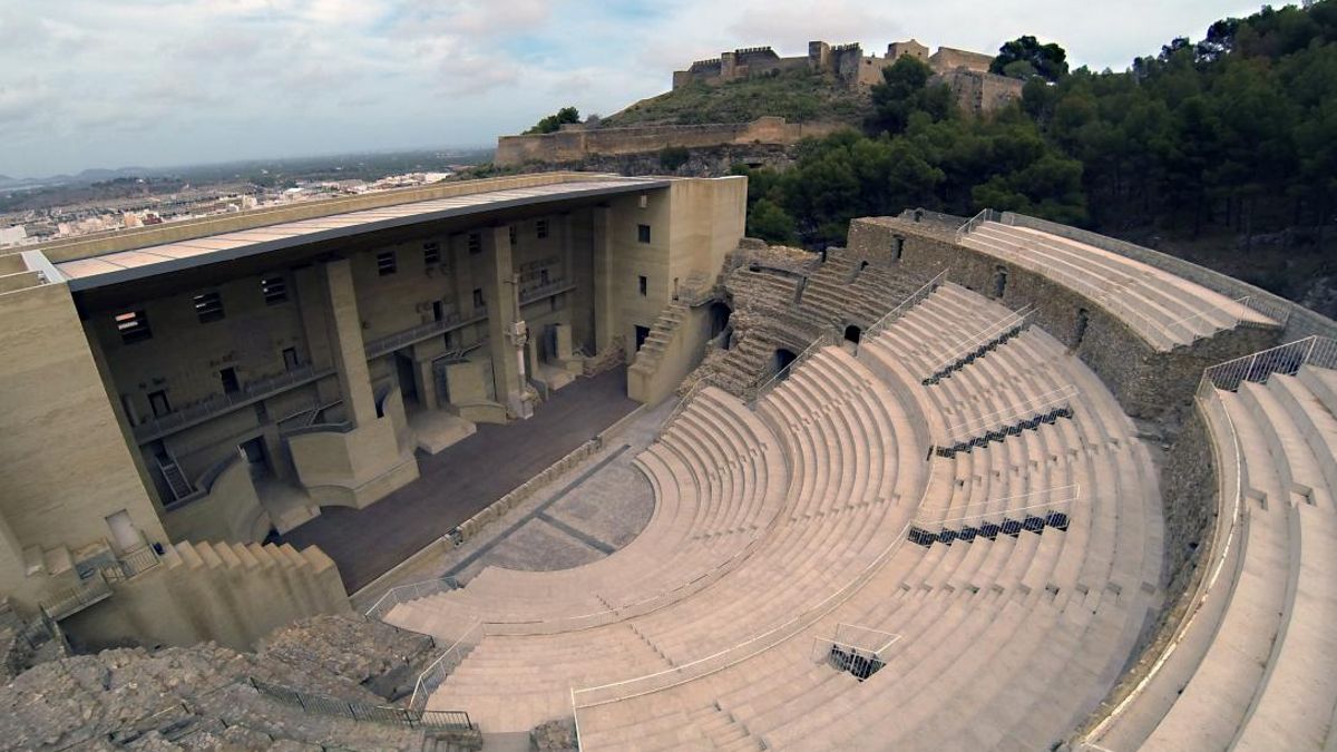 El teatro romano de Sagunt.