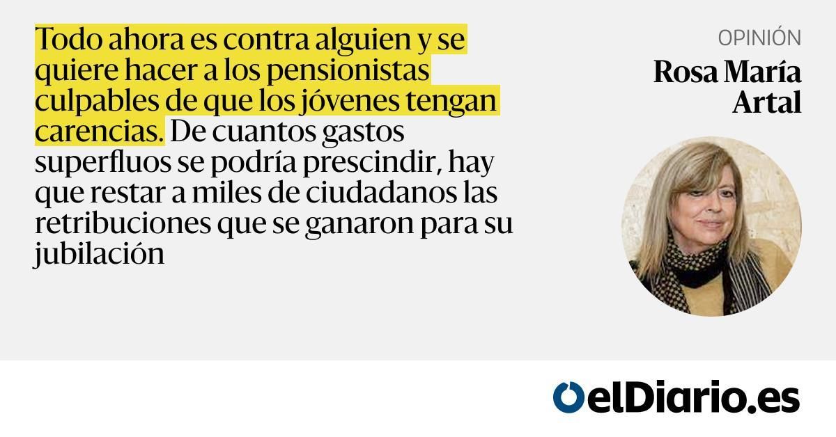 Enfrentando a jóvenes contra pensionistas