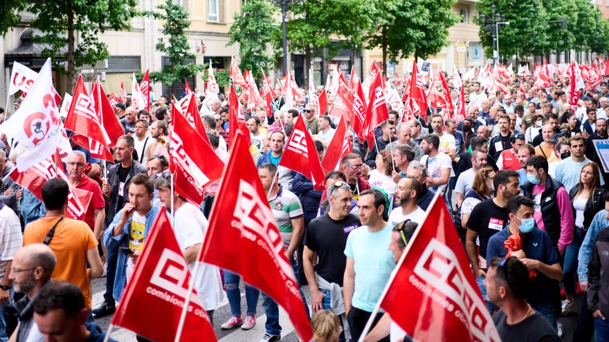 El seguimiento de la huelga del metal supera el 95% en la quinta jornada de paro, según los sindicatos