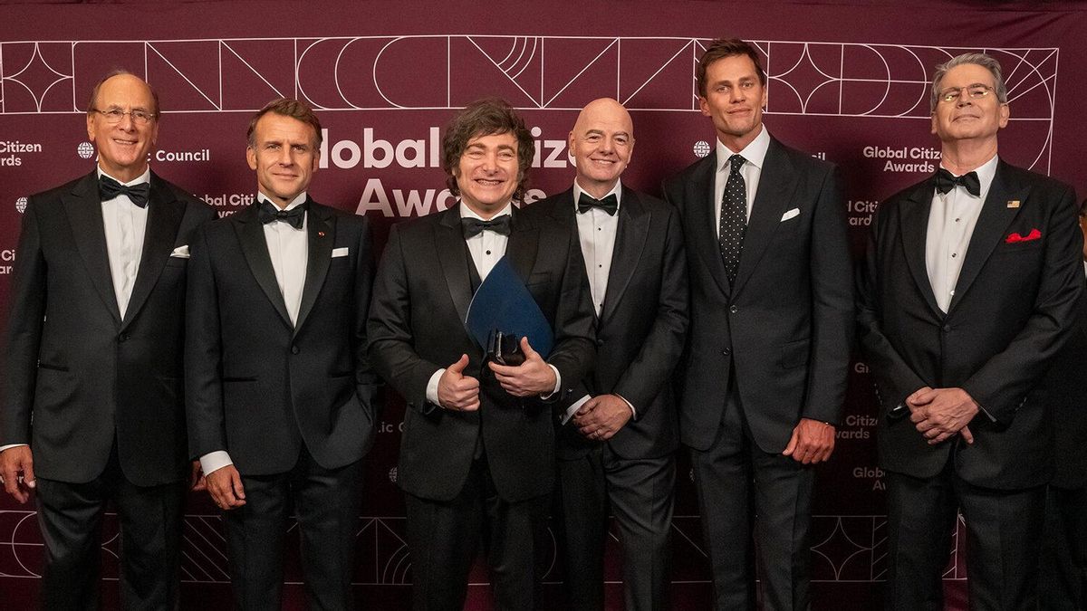 Al margen de la Asamblea General de las Naciones Unidas en la ciudad de Nueva York, el Atlantic Council celebró al presidente francés Emmanuel Macron, al presidente argentino Javier Milei y al presidente de la FIFA Gianni Infantino.