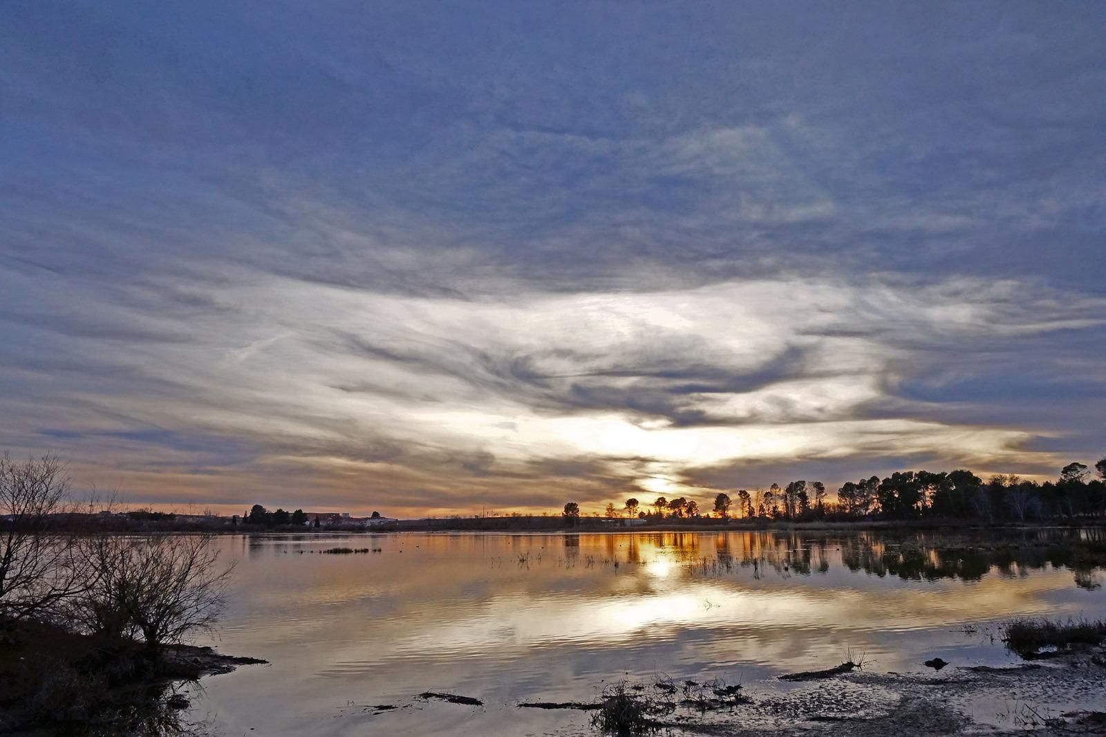 La Inesperada, laguna en el entorno volcánico de Pozuelo de Calatrava.