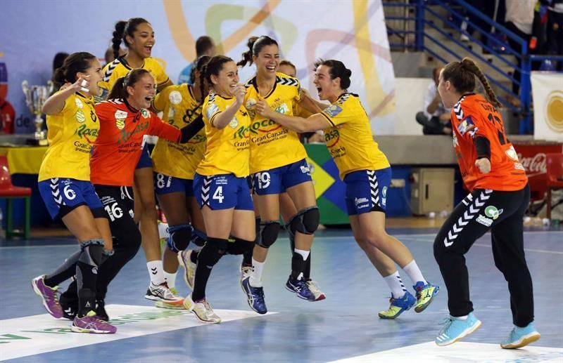 Partido entre el Rocasa Gran Canaria y Kastamonu turco (EFE/Elvira Urquijo A)