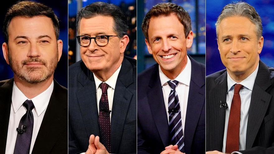 Colbert, Meyers y Stewart celebran la vuelta de Jimmy Kimmel con dardos a Trump: "Un masivo rechazo nacional"