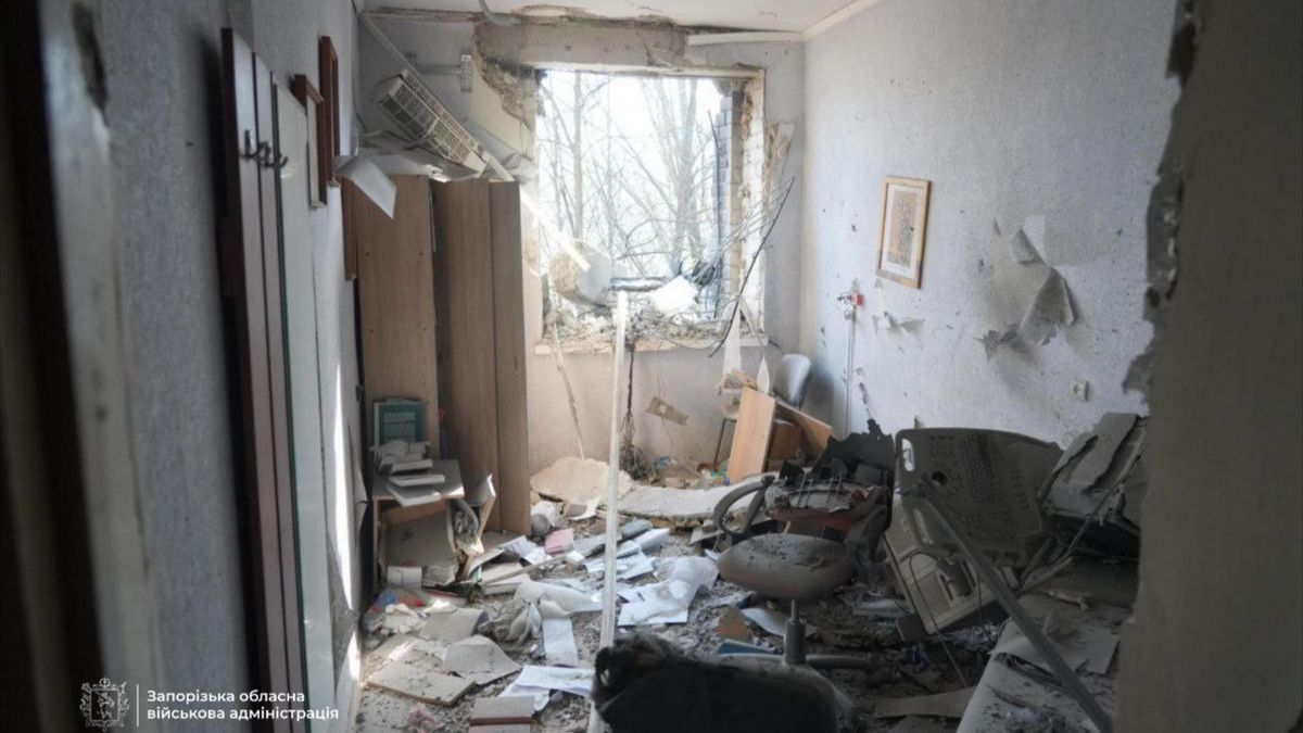 Un ataque ruso golpeó el domingo un hospital materno en la región ucraniana de Zaporiyia (sur),.