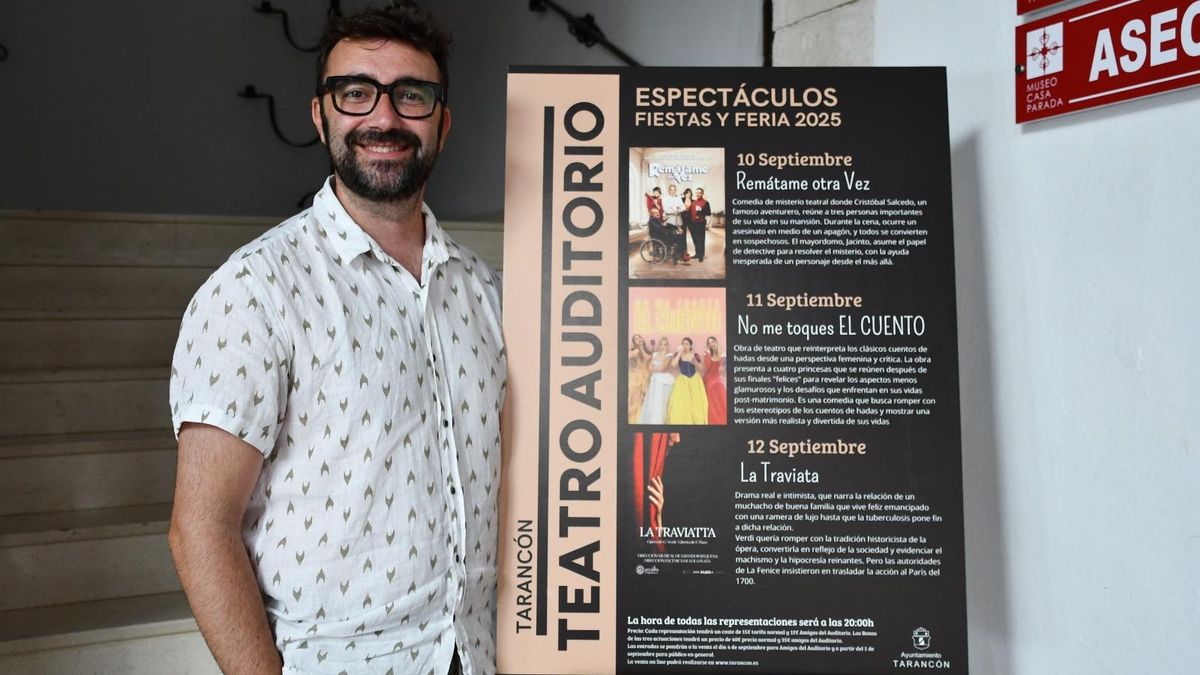 Teatro, comedia y ópera, la oferta cultural para las Fiestas de Tarancón 2025
