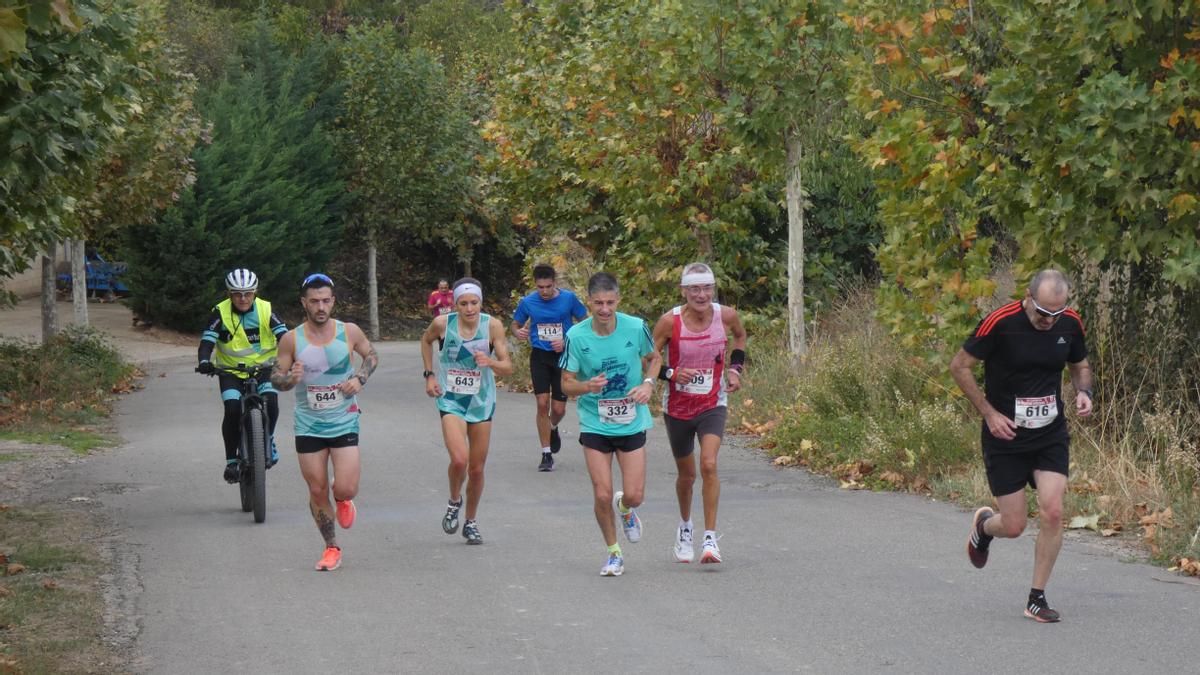 Cenicero recibe a un millar de corredores en la Carrera Entre Viñedos con previa en sus calados históricos