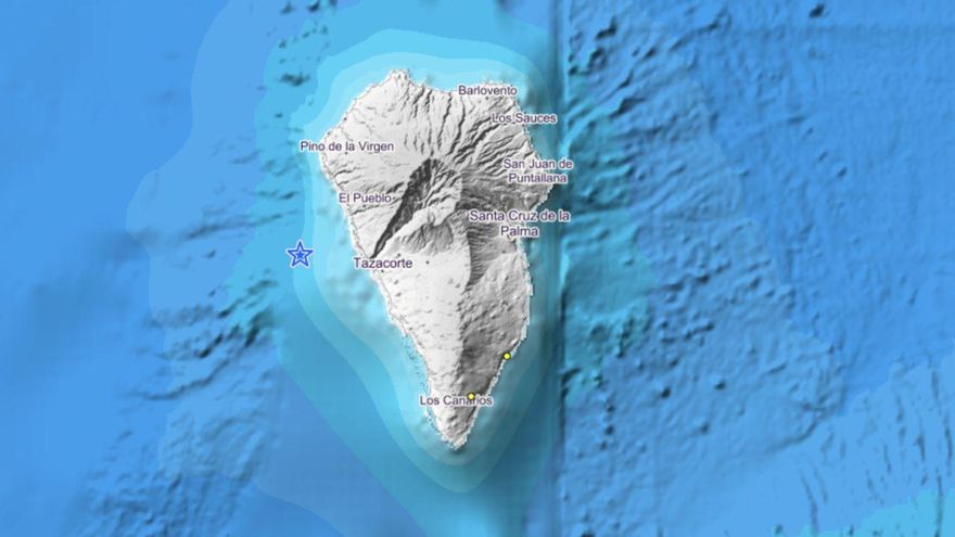 Registrados tres movimientos sísmicos en el entorno de La Palma