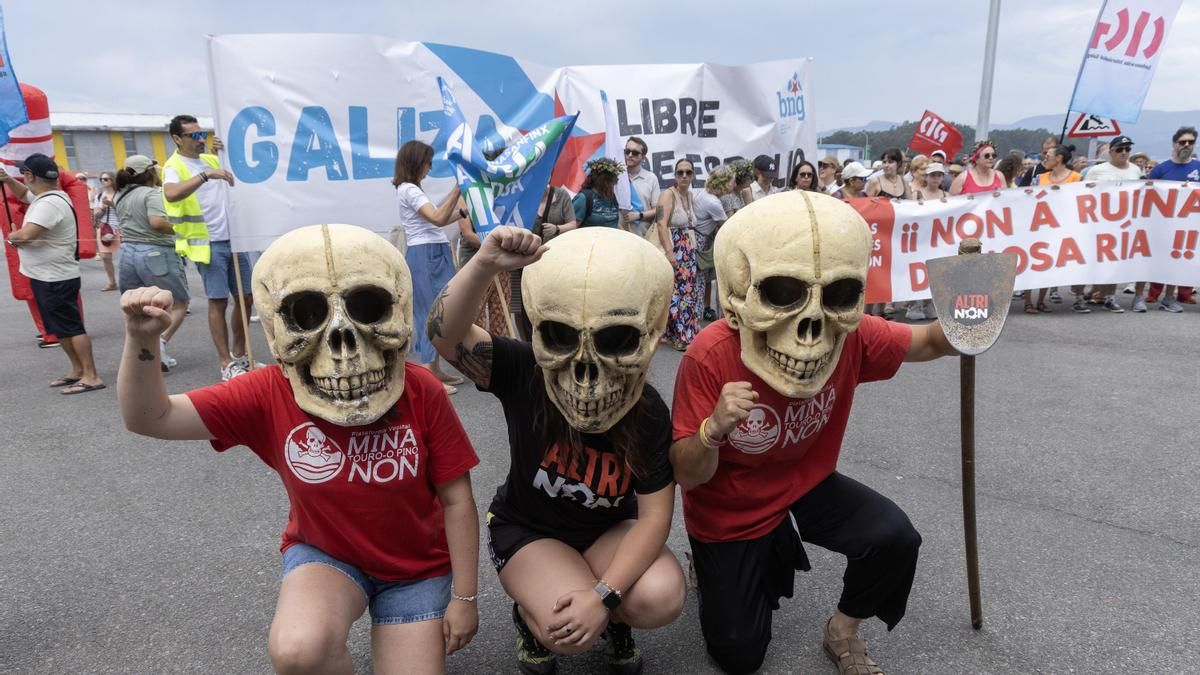 La UE declara estratégico el proyecto de extracción de cobre en Touro y O Pino, que tiene una fuerte oposición social